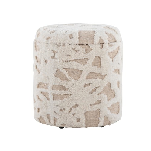 Tahoe 18" Shag Ottoman